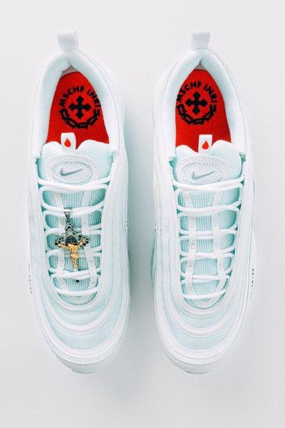 customised Nike Air Max 97 (Jesus Shoes)