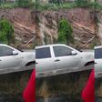 Ayi Mensah - Aburi road: rocks fall from mountain onto road