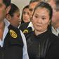 Keiko Fujimori is pictured during a court hearing in the Peruvian capital Lima on October 31, 2018