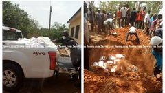 Kintampo accident victims mass burial