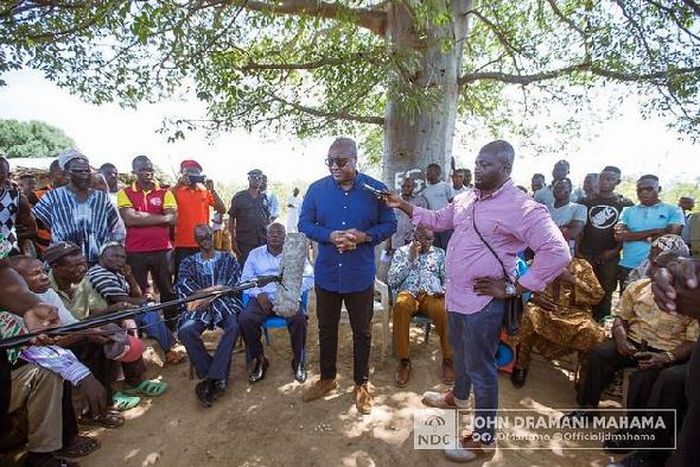 John Mahama in Upper East