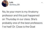 Professor Ramata wears student’s baby for 3 hours as she lectures