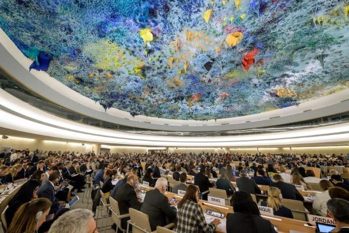 Delegates attend the opening of the 42nd session of the UN Human Rights Council in Geneva in September 2019