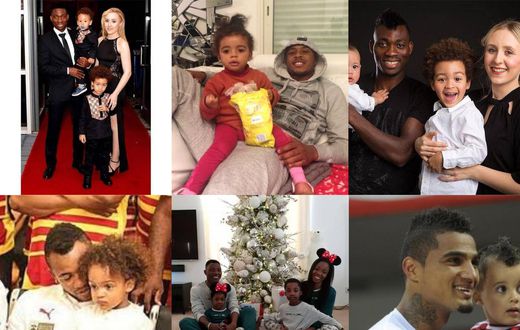 Cute photos of Ghanaian footballers kids