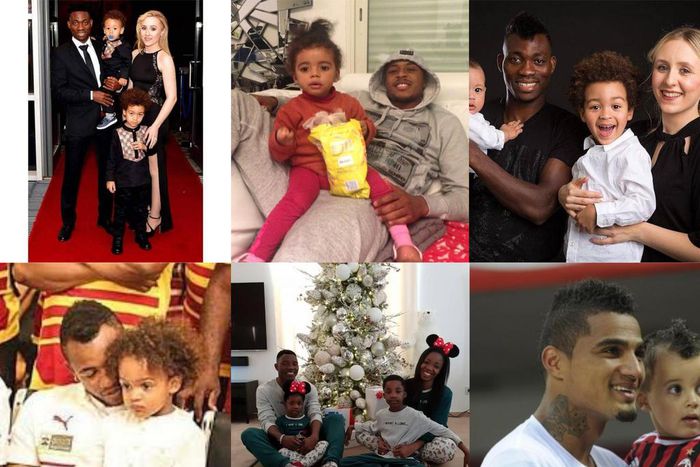 Cute photos of Ghanaian footballers kids