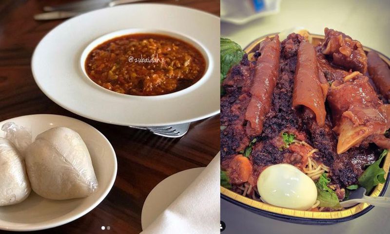 GHc120 banku & okro stew and x expensive local foods that’ll get people talking (Photo: zubaidah.x  and menufinderafrica)