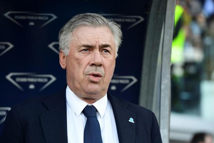 Napoli's Italian head coach Carlo Ancelotti (pictured October 27, 2019) said he considers the referee decision "an attack on my professionalism, my players and my club"