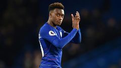 Staying put: Callum Hudson-Odoi signed a new five-year contract with Chelsea on Thursday