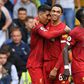 Roberto Firmino (left) and Trent Alexander-Arnold (centre) scored in Liverpool's 2-1 win at Chelsea