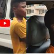 Smart taxi driver dramatically drives two cable thieves into an Accra-based radio station (video)
