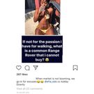 The blog's Instagram post