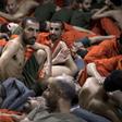 More than 12,000 Islamic State group prisoners are crammed into Kurdish-run detention centres like this one in northeastern Syria, with breakouts an ever-present risk amid a three-week-old Turkish offensive