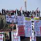 Iraqi protesters occupied Baghdad's emblematic Tahrir Square for an eighth consecutive day