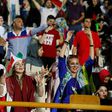 Women fans were allowed into the Azadi Stadium in Tehran to support Iran during the screening of a 2018 World Cup match against Portugal