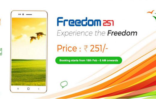 The Freedom 251 is the cheapest smartphone in the world at 251 Rupees which is approximately $4