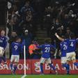 Leicester outclassed Arsenal 2-0 to move second in the Premier League