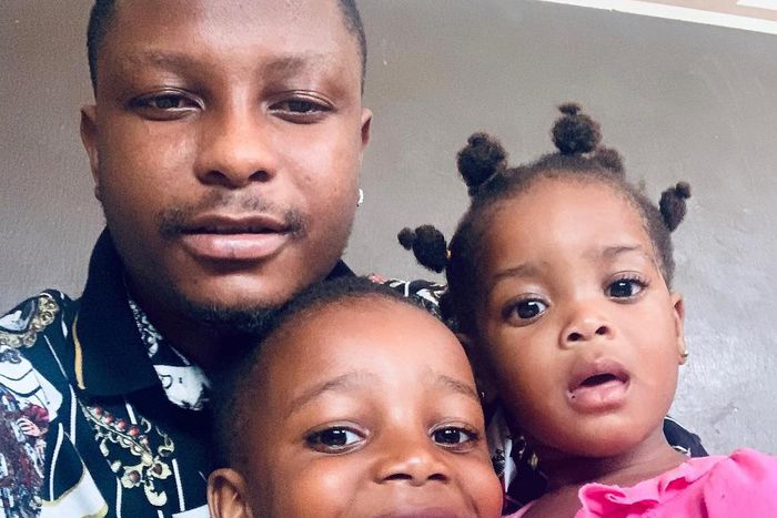 Kelvyn Boy and his daughters