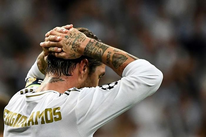 Sergio Ramos scored as Real Madrid came back to rescue a 2-2 draw against Club Brugge on Tuesday