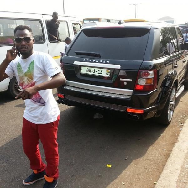 Funny Face with his Range Rover