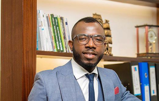 Ghanaian gospel musician Enoch Blessing Acquah, popularly known in the showbiz circles as EBA.