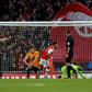 Pierre-Emerick Aubameyang captained Arsenal and scored his 50th goal for the club but could only draw against Wolves