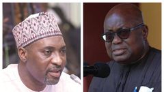 Mohammed Mubarak Muntaka and President Nana Addo Dankwa Akufo-Addo