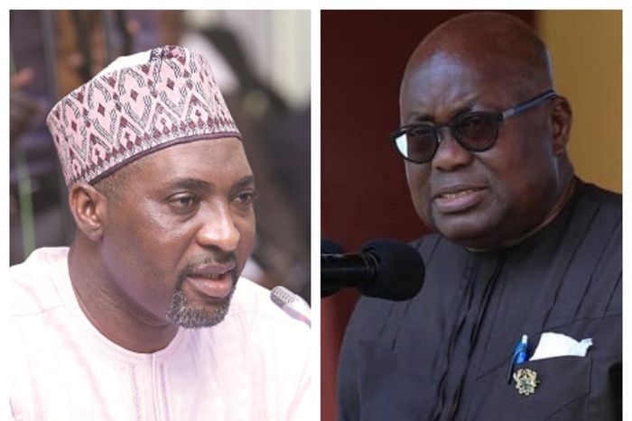 Mohammed Mubarak Muntaka and President Nana Addo Dankwa Akufo-Addo