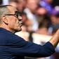 Maurizio Sarri made his debut on the Juventus bench after recovering from pneumonia.