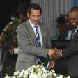 Botswana's politics have been marked by a feud between former leader Ian Khama (L) and President Mokgweetsi Masisi