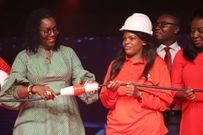 From (L) Minister for Communications, Ursula Owusu-Ekuful and Chief Executive of Vodafone Ghana, Yolanda Cuba