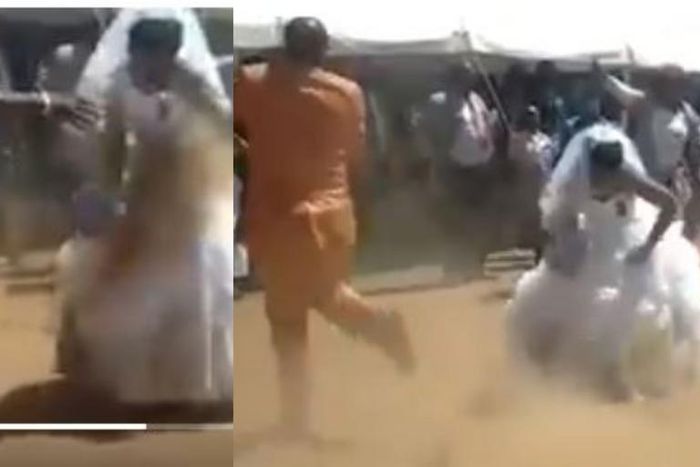 You might want to copy this couple’s dance if you want your wedding to go ‘viral’