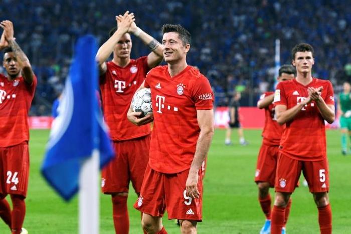 Robert Lewandowski scored a hat-trick against Schalke last weekend to give Bayern Munich their first win of the season