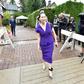 Huawei Chief Financial Officer Meng Wanzhou leaves her Vancouver home to appear in the British Columbia Supreme Court on September 23, 2019