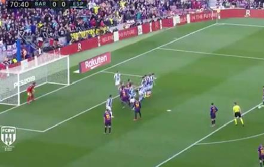Lionel Messi free kick