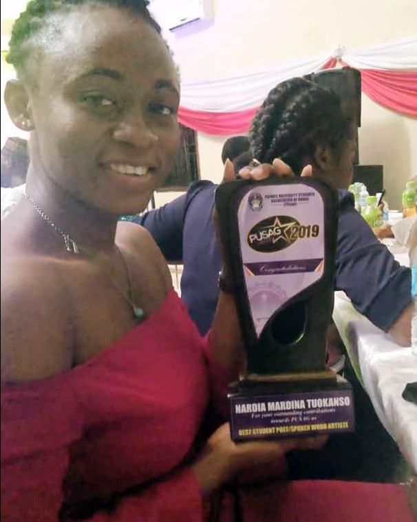 Miss Nardia Mardina Tuokanso  - Poet   Spoken Word Artiste of the Year