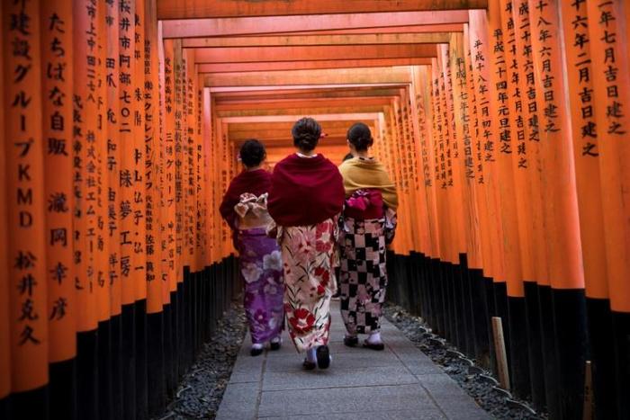 The serenity of Kyoto's ancient shrines draws less-than-peaceful daily crowds, but Pico Ayer says tourists can still walk their own path