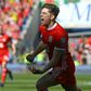 Early goal - Wales' Daniel James celebrates after scoring in just the fifth minute against Slovakia