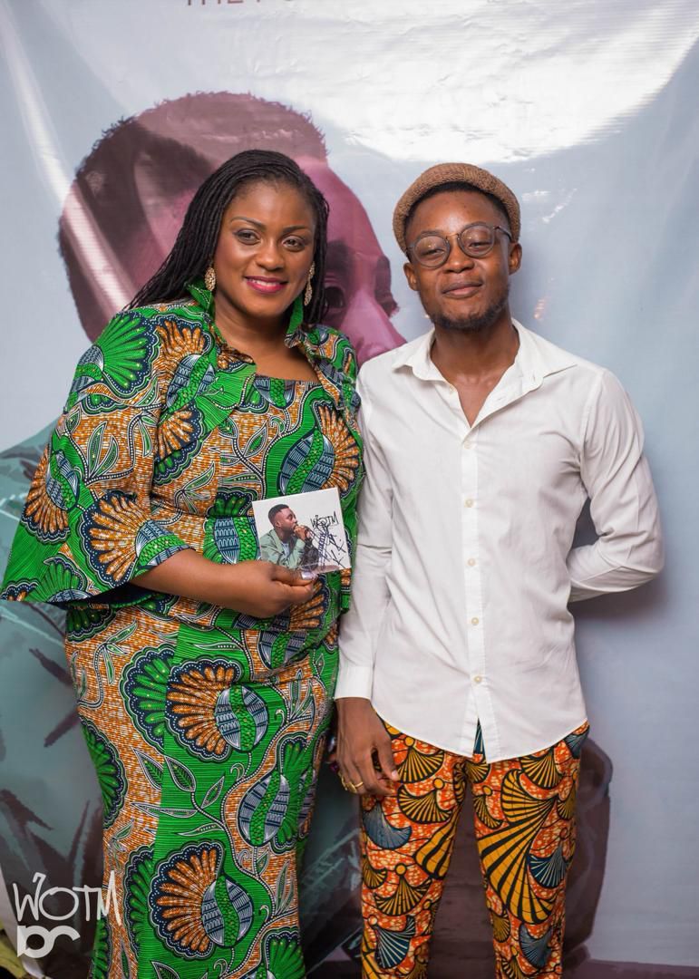 Koo Kumi and the Deputy Minister for Information, Nana Ama Dokua Asiamah Adjei