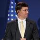 US Secretary of Defense Mark Esper, pictured here during a visit to France, says the US military is working with partners to address an attack on Saudi oil installations