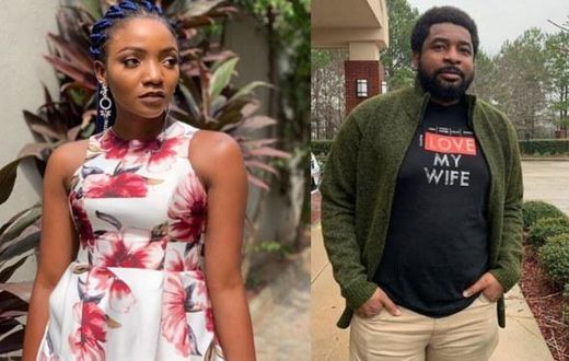 Singer Simi and Pasto Kingsley