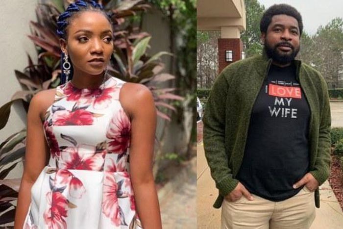 Singer Simi and Pasto Kingsley