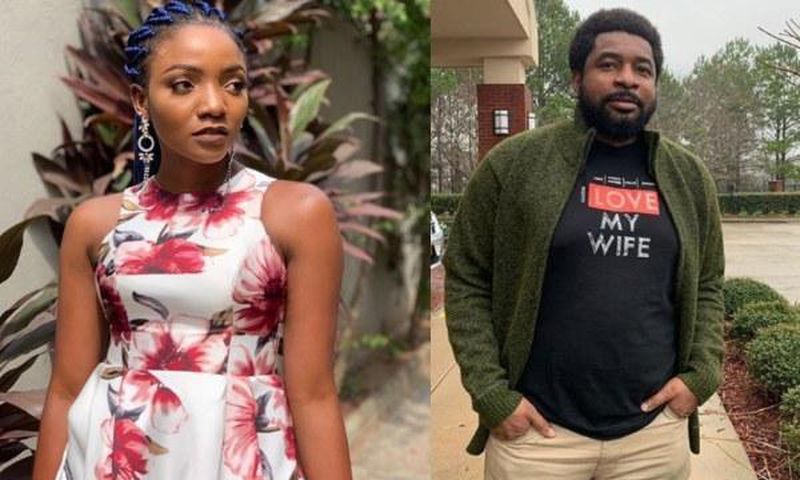 Singer Simi and Pasto Kingsley