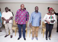 Mahama interacts with NDC youth organisers