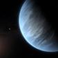 An ESA/Hubble artist's impression of the K2-18b super-Earth, the only super-Earth exoplanet known to host both water and temperatures that could support life