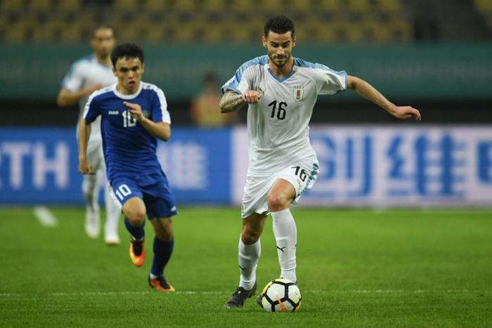 Uruguay, comfortable 3-0 victors over Uzbekistan on Friday in the four-team tournament, profited from some poor Thailand defending in the Chinese city of Nanning