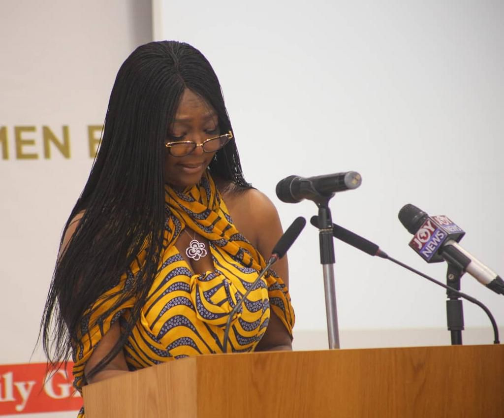 Mrs Nana Sekyere addresses the Summit