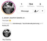 Stonebwoy's son new instagram page