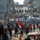 Iraqi security forces have battled to prevent the protesters camped out in east Baghdad from overrunning the bridges across the Tigris river that 
give access to government offices and foreign embassies on the west bank