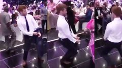 White man steals the show with his spellbinding dance moves at African traditional wedding (video)