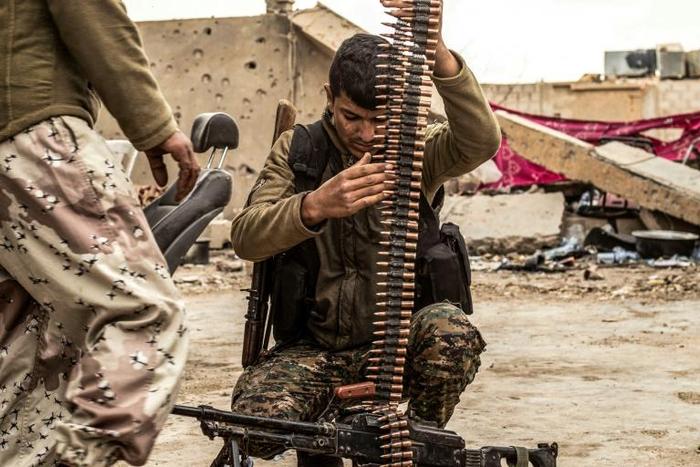 The Kurdish-led Syrian Democratic Forces are trying to pound the last remaining jihadists into surrender